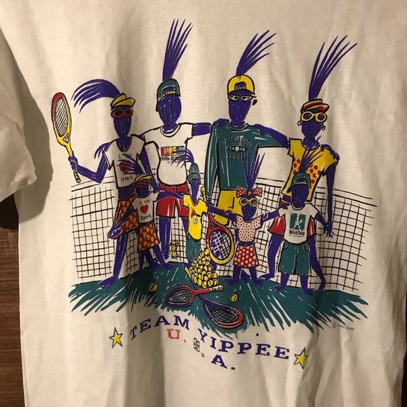 Vintage Tennis T 1990s Team USA - Picture 2 of 4